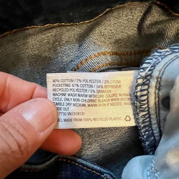 Universal Thread High Rise Skinny Dark Wash Blue Jeans Women's Size 4/27R - Picture 5 of 7